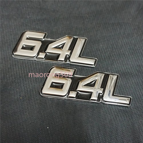 Black chrome big 4l - 2x, 6.4l