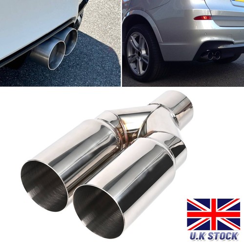 Twin straight cut tailpipe - twin,