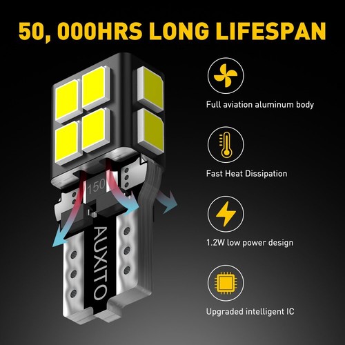 T10 car bulbs led - 2x,
