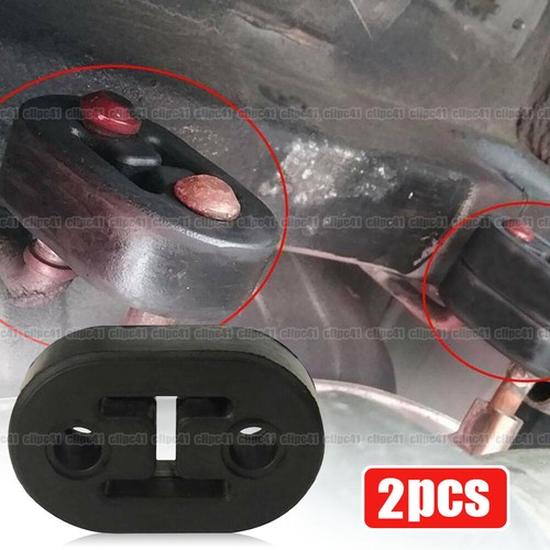 2pcs black car - 2pcs, exhaust