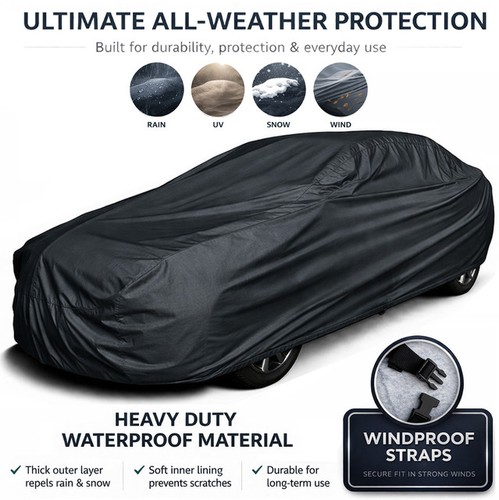 Waterproof car cover heavy - car,