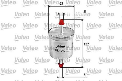 Valeo fuel filter for - fuel, nissan