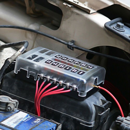 Way blade fuse box block - 12-way,