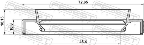 Fits febest 95hby 50731118l - fits, 95hby-50731118l