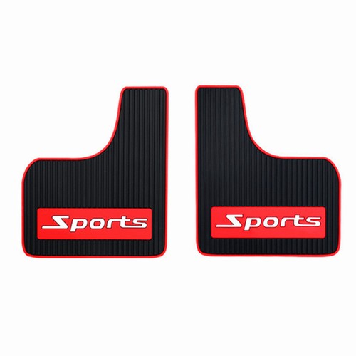 2pcs black mud - black, flaps