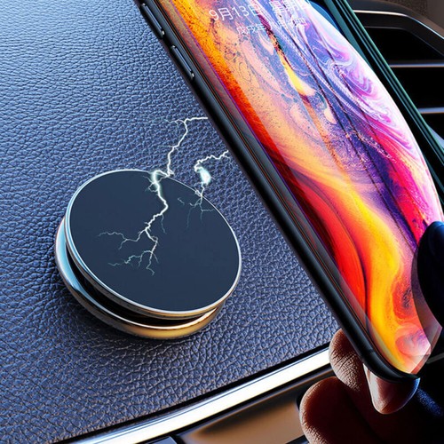Magnetic black car mount cell - black,