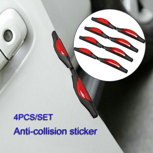 Red car door edge guard - red,
