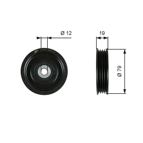 Gates t39184 tensioner pulley - tensioner,