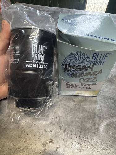 Blue print fuel filter - print,
