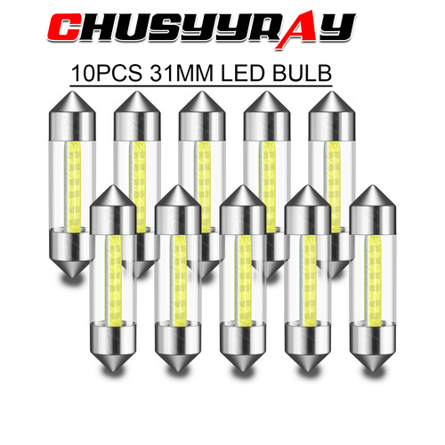 10x 31mm c5w cob - c5w, led