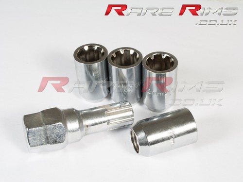 Chrome tuner locking - tuner, nuts