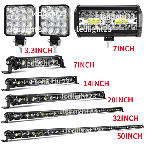 Led work light bar - led, flood