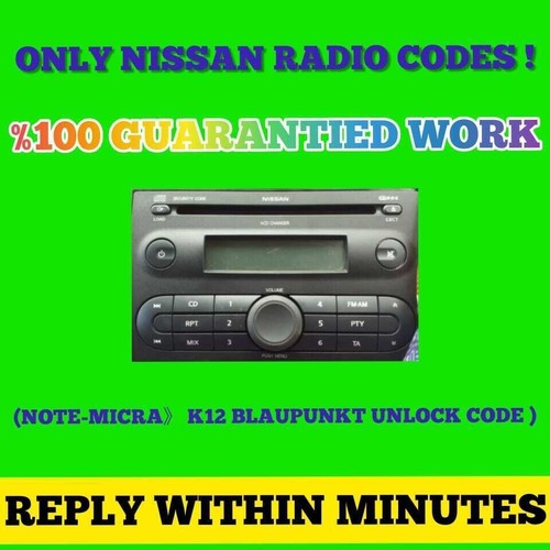 Nissan micra radio code - micra,