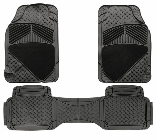 3pc heavy duty rubber carpet - heavy,